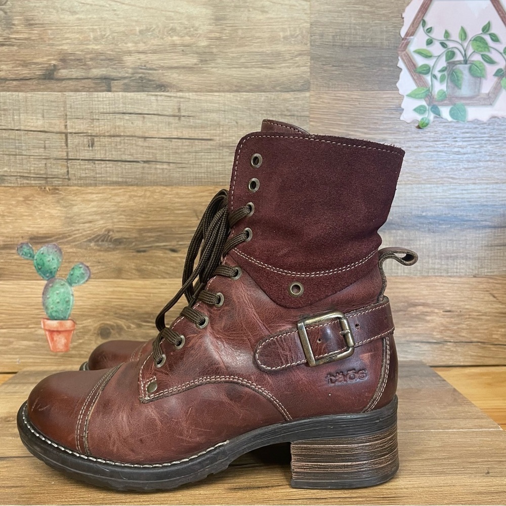 Taos Women's Crave Combat Boots Brunette - Picture 4 of 10